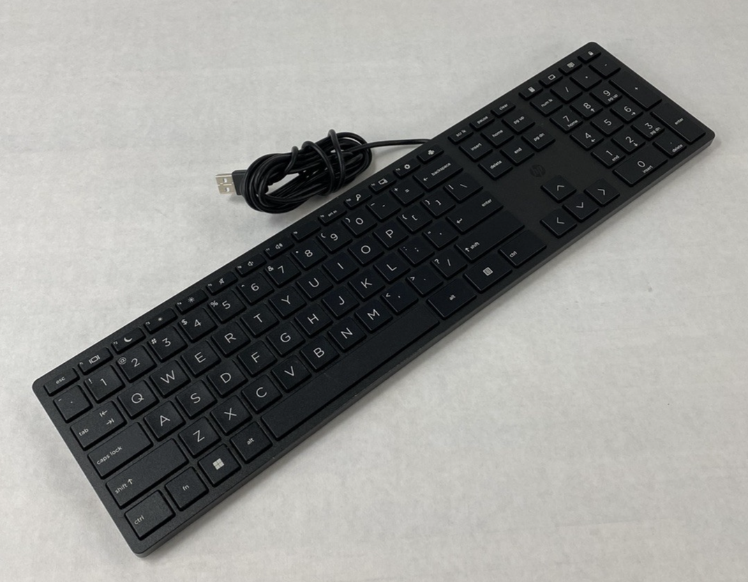 Lot of 2 HP 320K TPA-D002K Wired Desktop USB Keyboard Tested