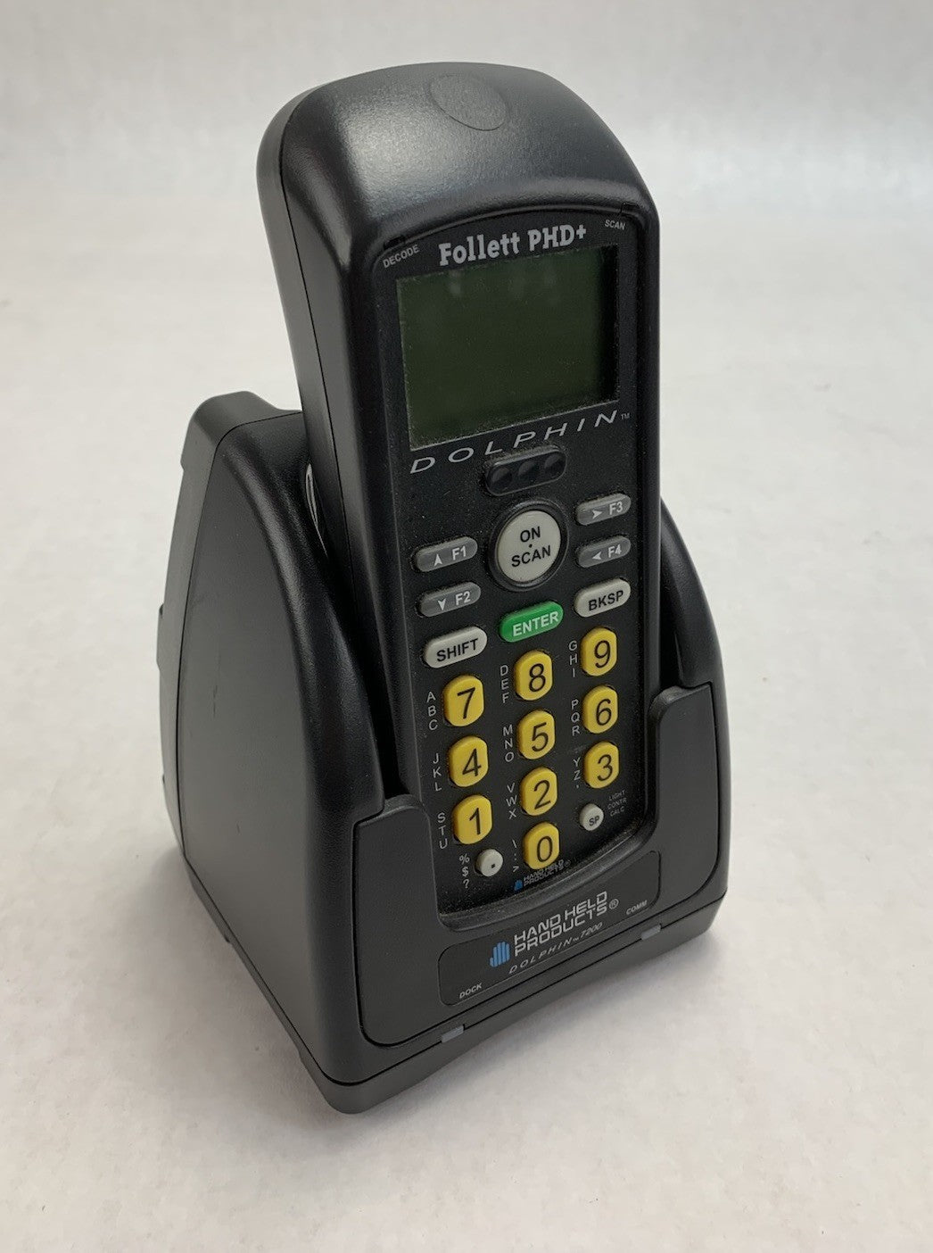 Handheld Products Dolphin Follett PHD+ Barcode Scanner w/7200 Charging Cradle0