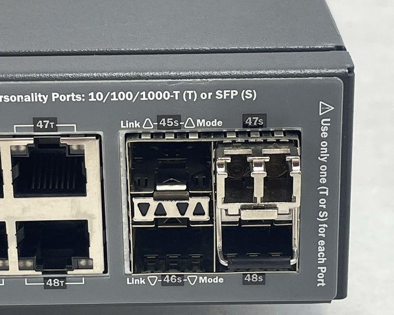 HP 2920-48G PoE+ Switch J9729A 48-Port With J9731A Network Switch No PS