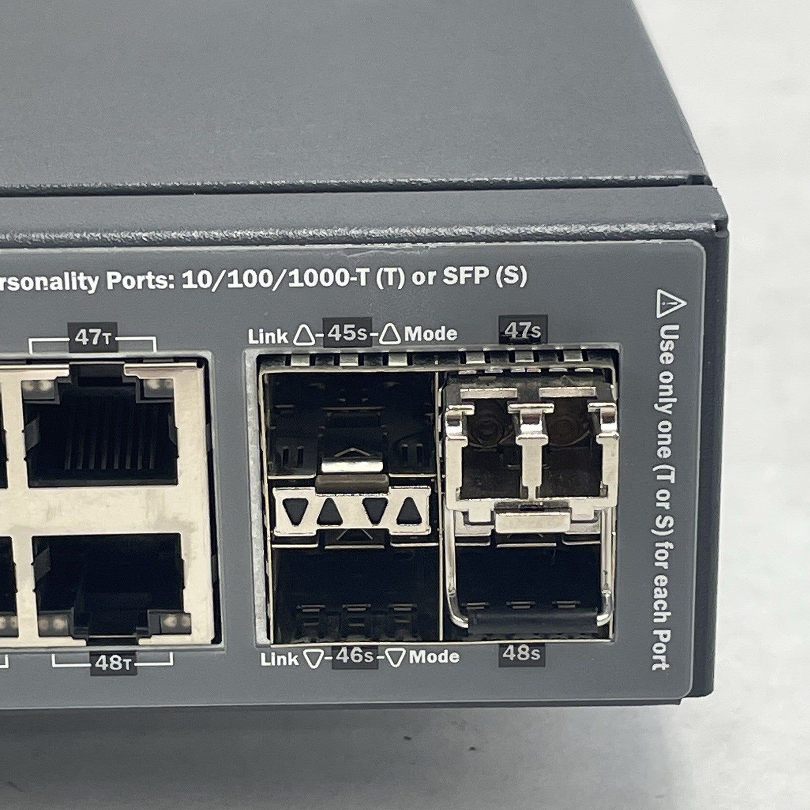 HP 2920-48G PoE+ Switch J9729A 48-Port With J9731A Network Switch No PS3