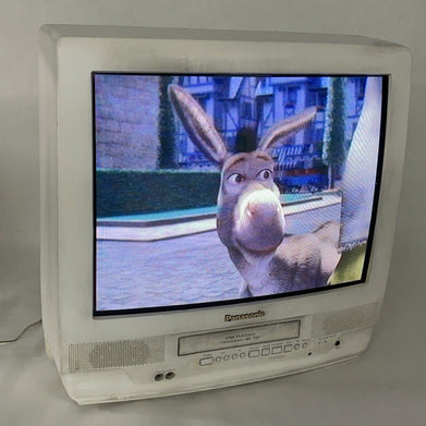 Panasonic PV-C2030W 20" CRT TV VCR & Radio Combo White