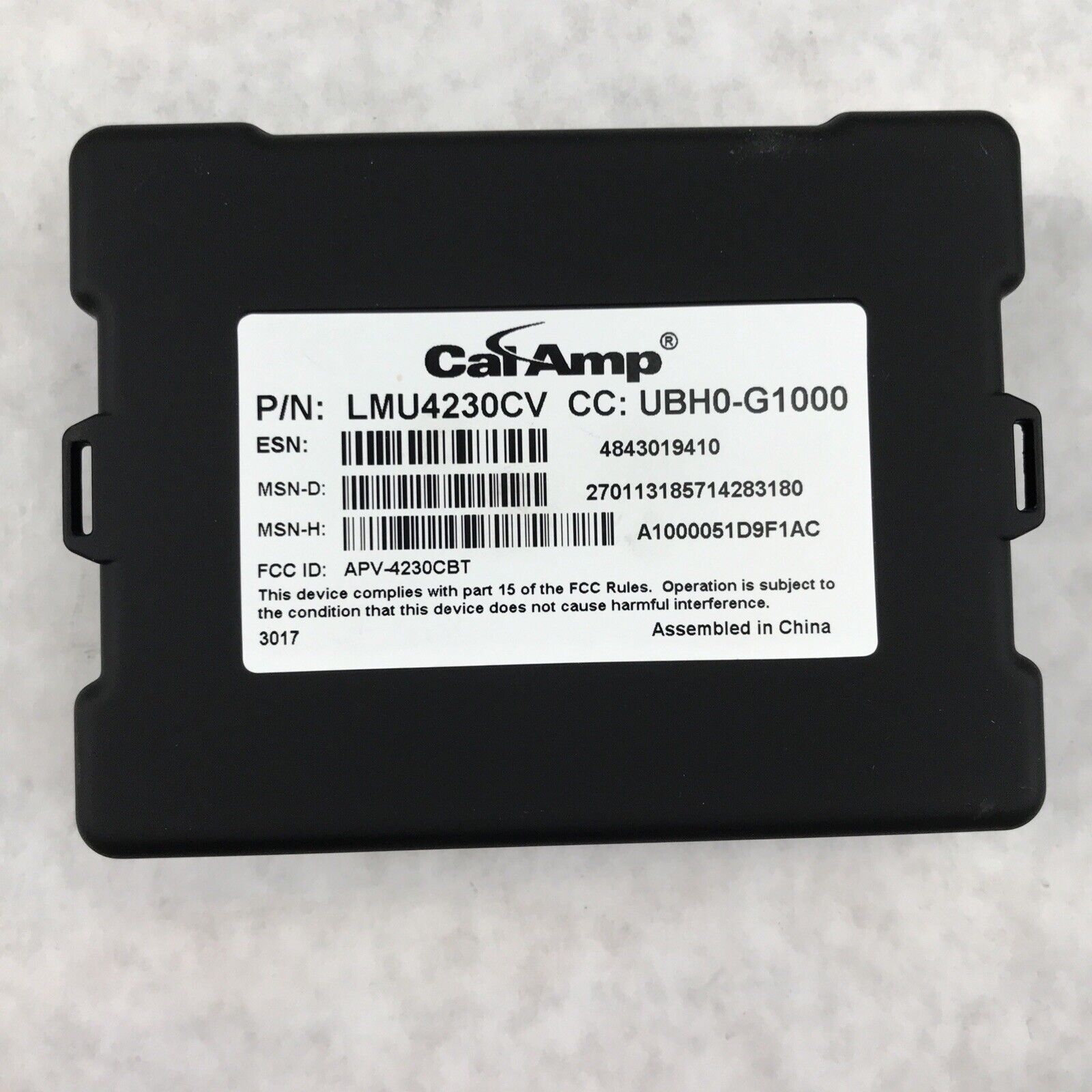 CalAmp LMU-4230 LTE Fleet Management Device UBH0-G1000 W/ Mount