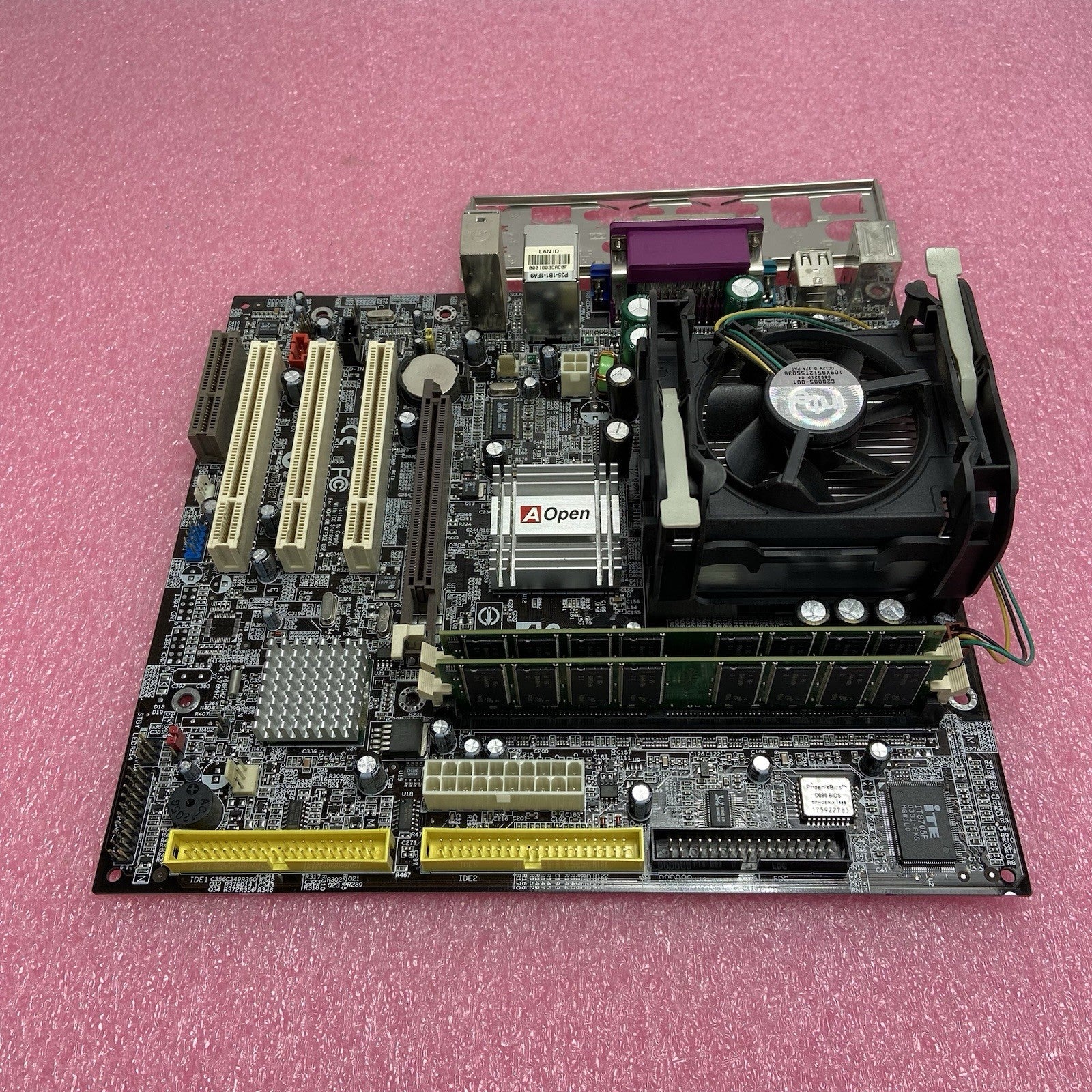 AOpen MX46-533V Motherboard Intel Pentium II 750MHz 2GB RAM w/IO Shield2