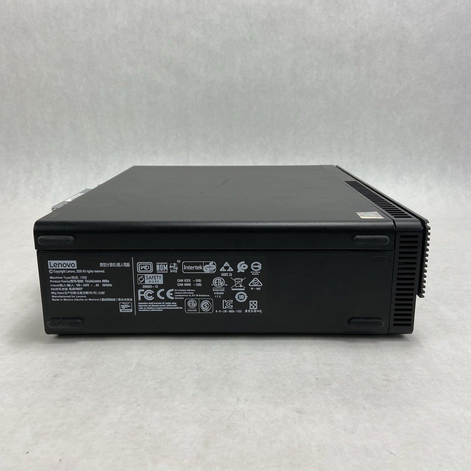 Lenovo ThinkCentre M80s SFF Intel Core i7-10700 2.9GHz 16GB RAM No HDD No OS7