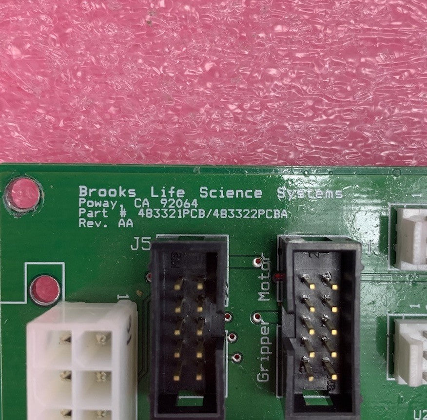 Brooks Systems 483321/483322 PCB REV. AA Circuit Board