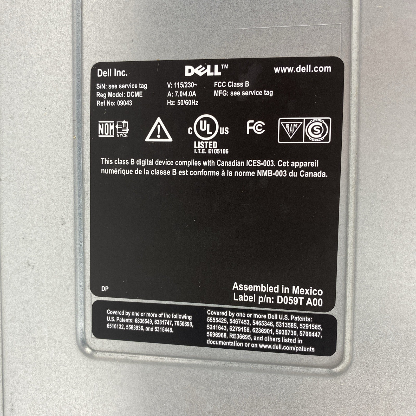 Dell Inspiron 537 MT Intel Celeron 450 2.20GHz 2GB RAM No HDD No OS
