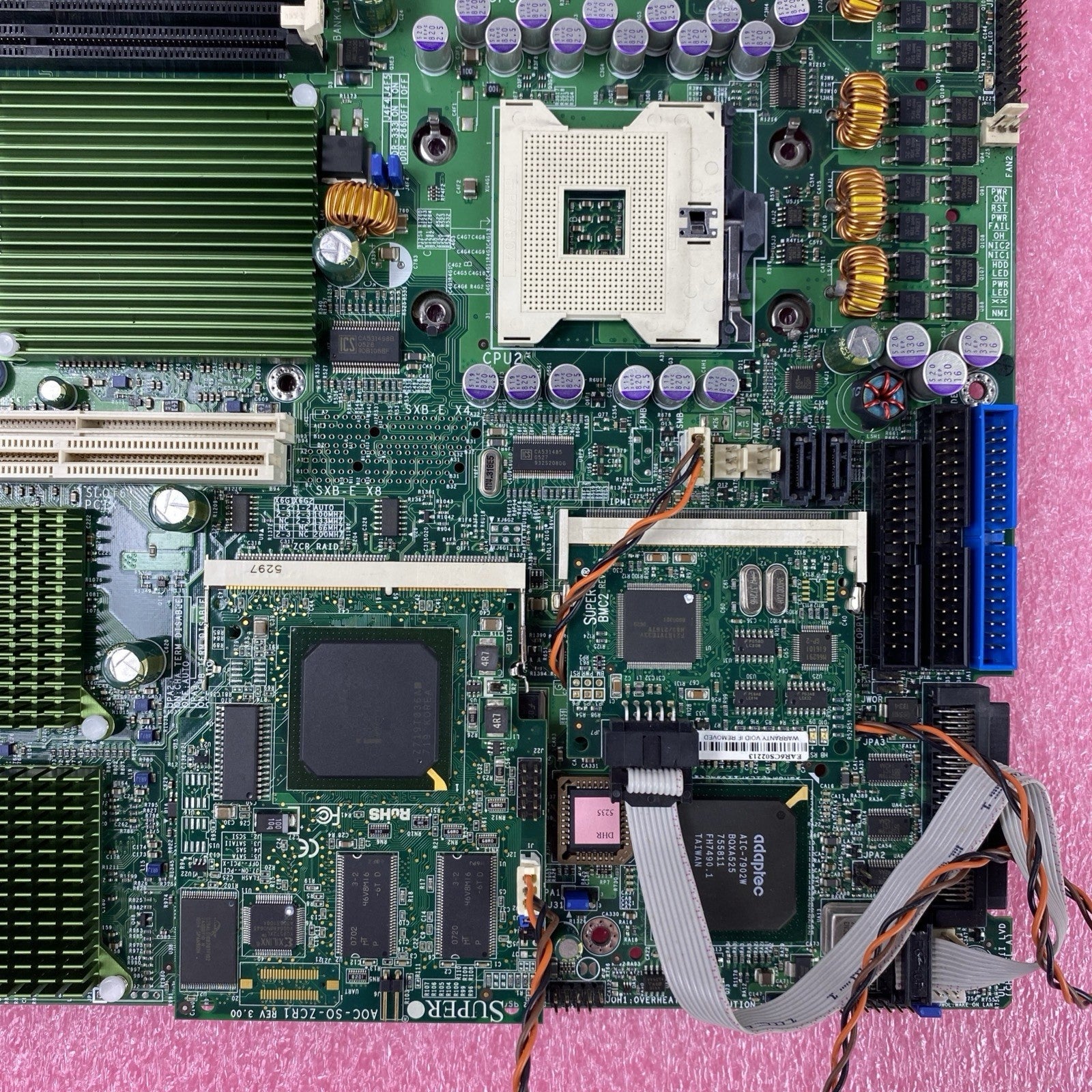 Supermicro X6DHR-X8G Motherboard 4GB RAM No CPU No Shield