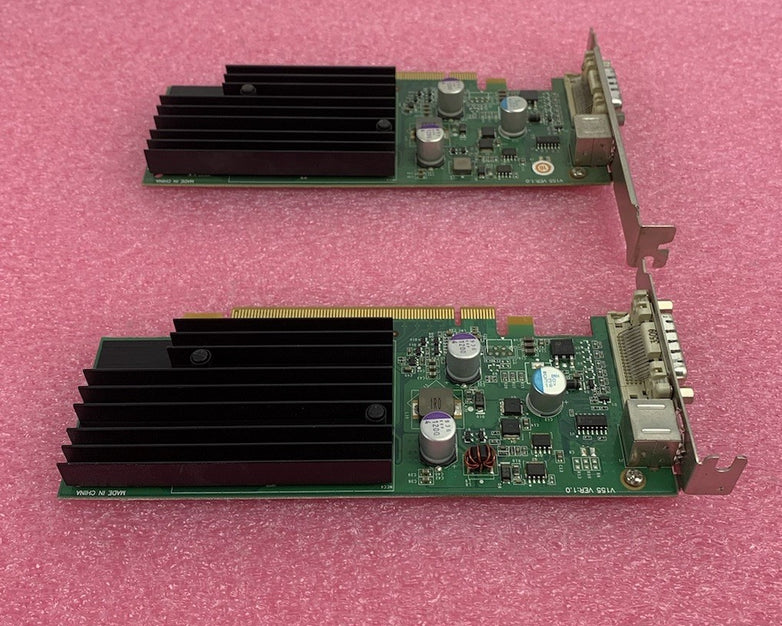 Nvidia Geforce 9300 256MB Video Graphics Card Short and Long Bracket (Lot of 2)