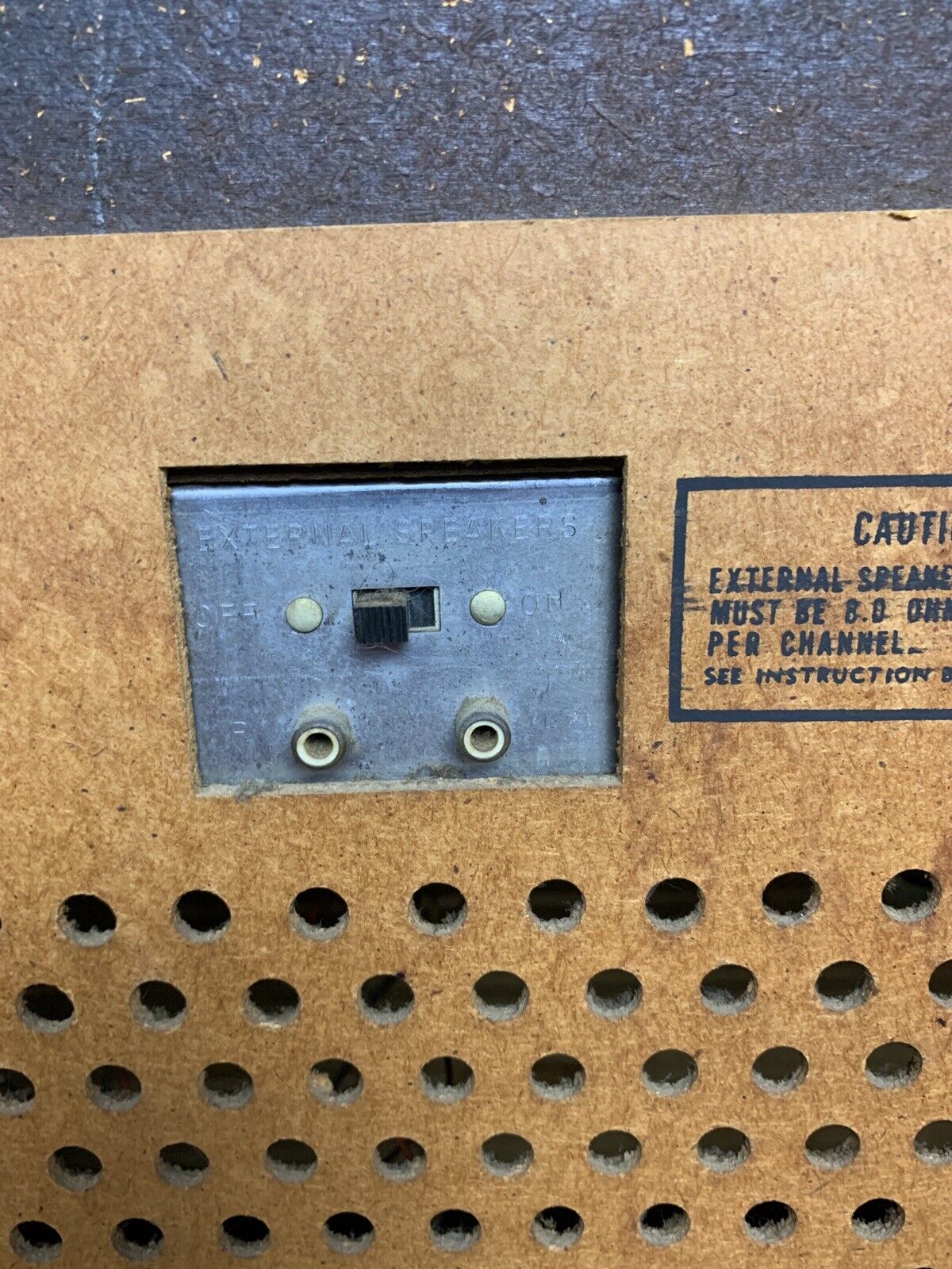Vintage Zenith Record and Track Player JR900P3 For Parts and Repair
