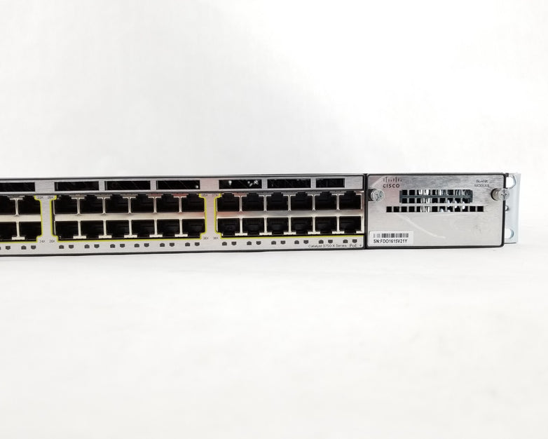 Cisco WS-C3750X-48P-L 48-Port PoE+ Gigabit Switch