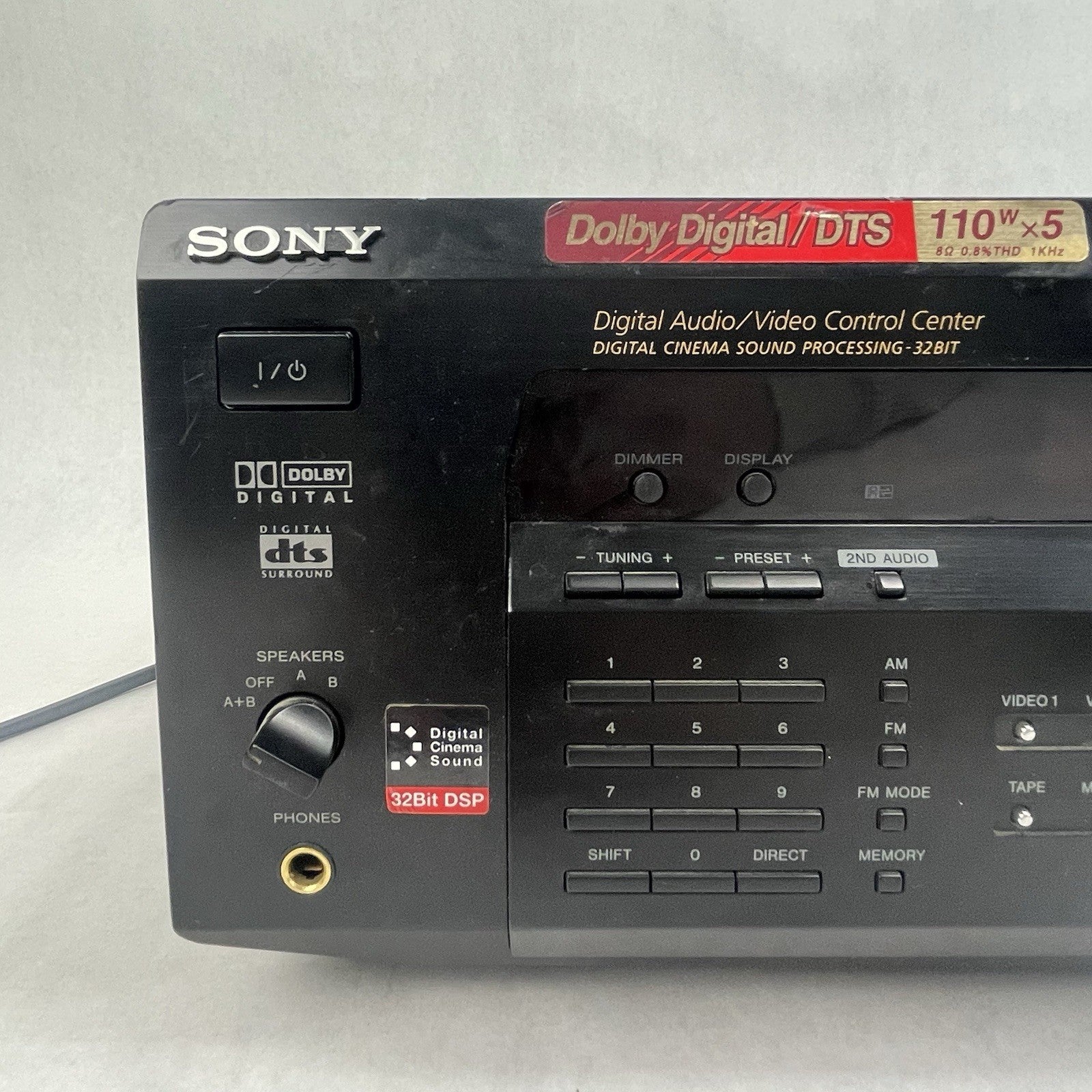 Sony STR-DE475 - Home Theater Digital AV Stereo Receiver 5.1 Channel Tested