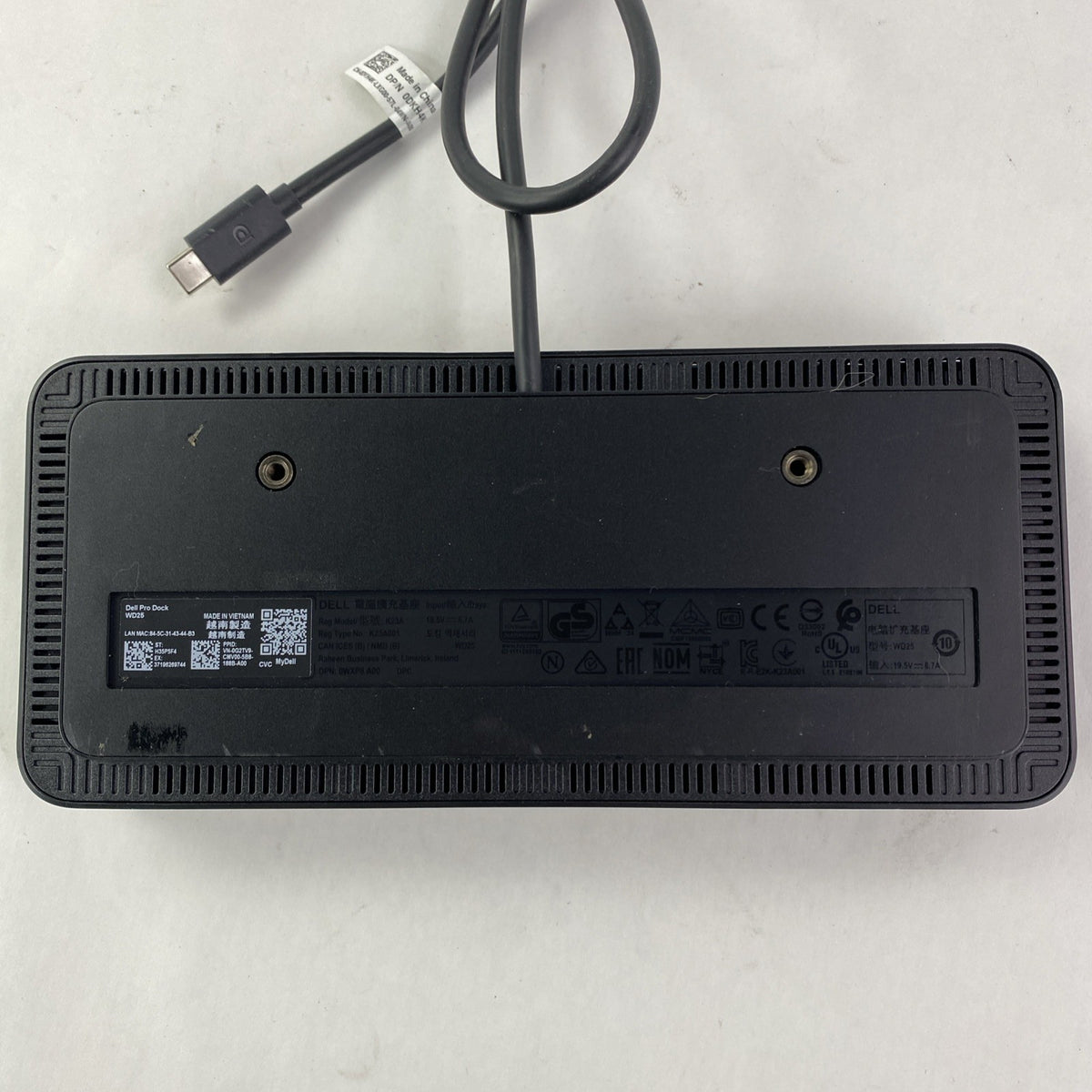 Dell K23A USB-C Docking Station - No AC Adapter10