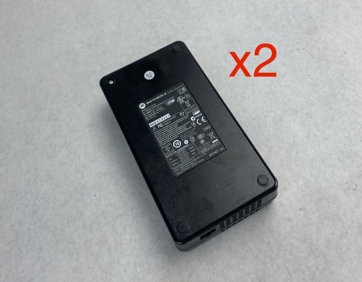 Lot of 2 Motorola 50-14000-242R Power Supply 100-240V 50-60Hz 15V Rev A