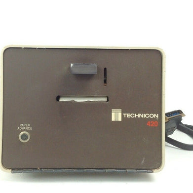 Technicon 420 Printer Technicon Instruments Corporation 053-A003-01