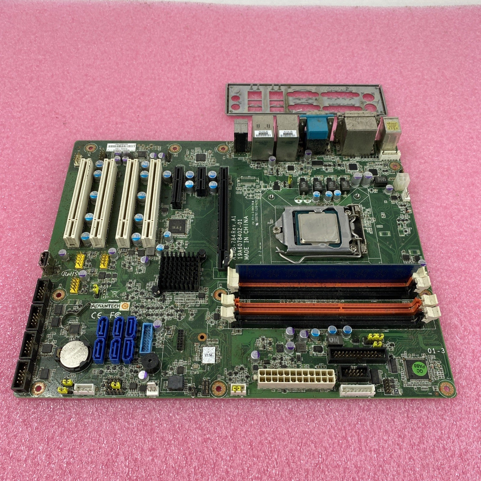 Advantech AIMB-784 Motherboard Intel Core i5-4570s 2.90GHz 4GB RAM w/ Shield