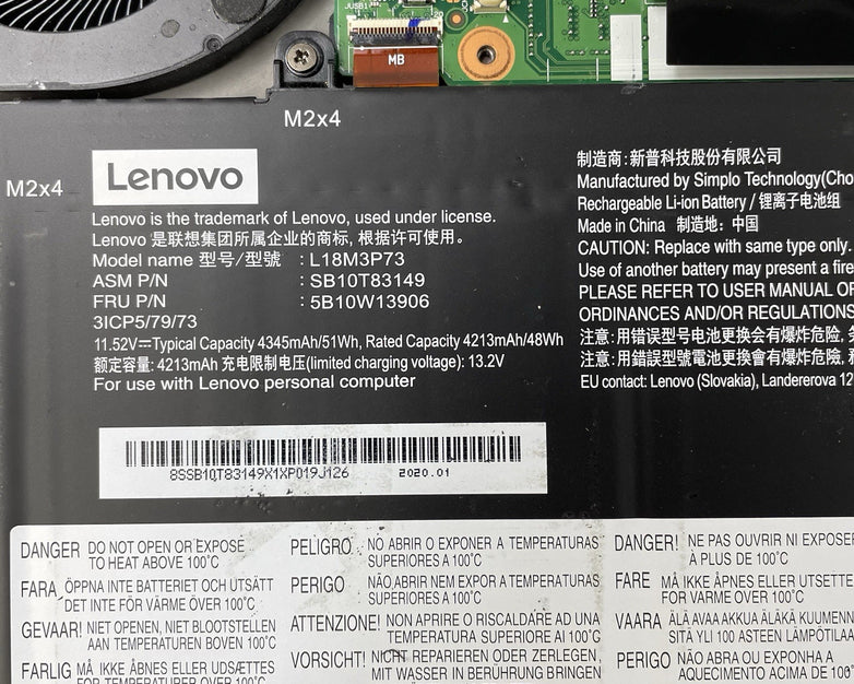 Lenovo ThinkPad T490 14" i5-8365U 1.60 GHz 8 GB RAM No SSD/OS/AC