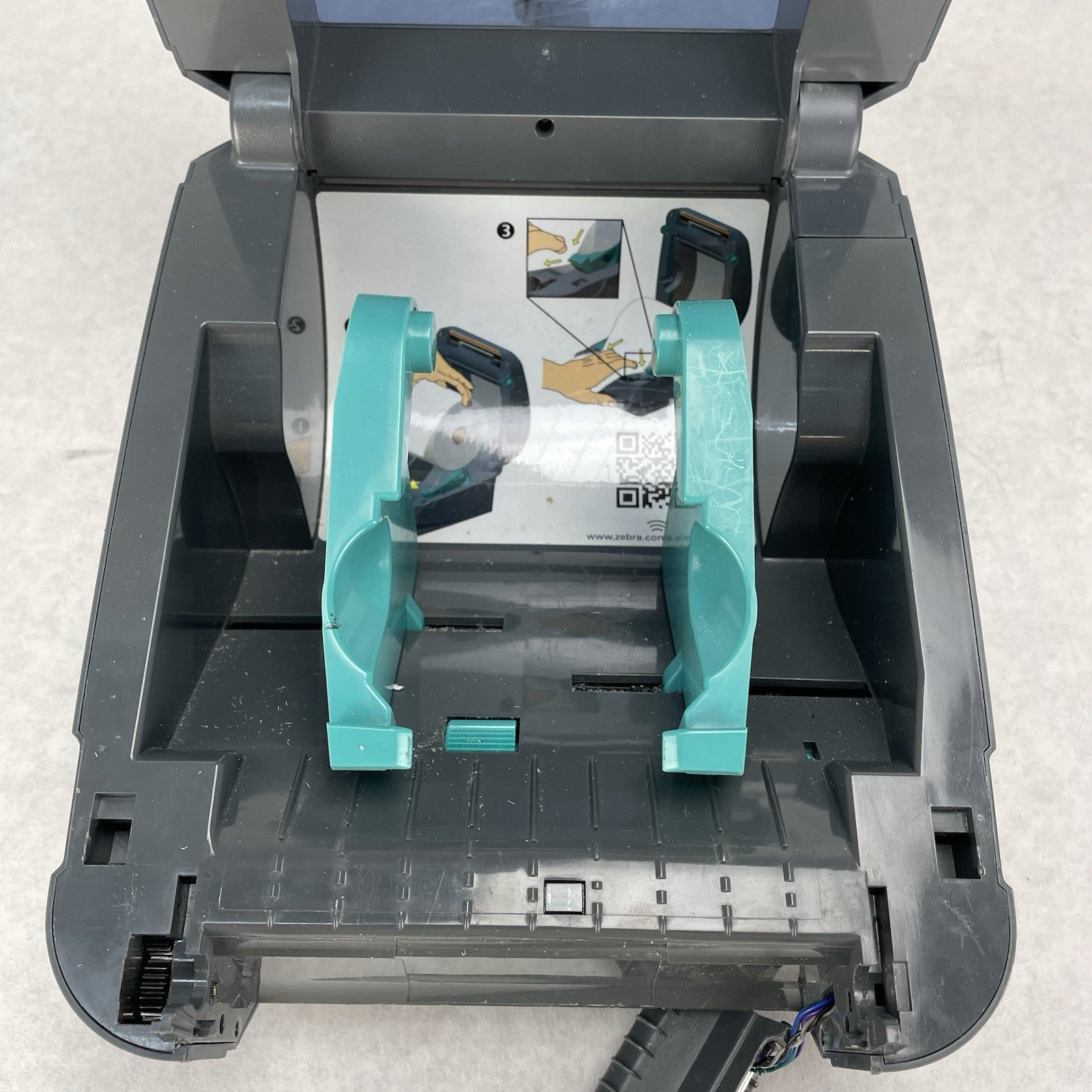 Zebra GK420D USB Label Printer GK42-202210-000 Parts or Repair No Printhead