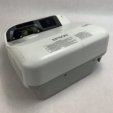 Epson BrightLink 595Wi H599A LCD Projector 1876 Lamp Hours - No Remote Loud Fan