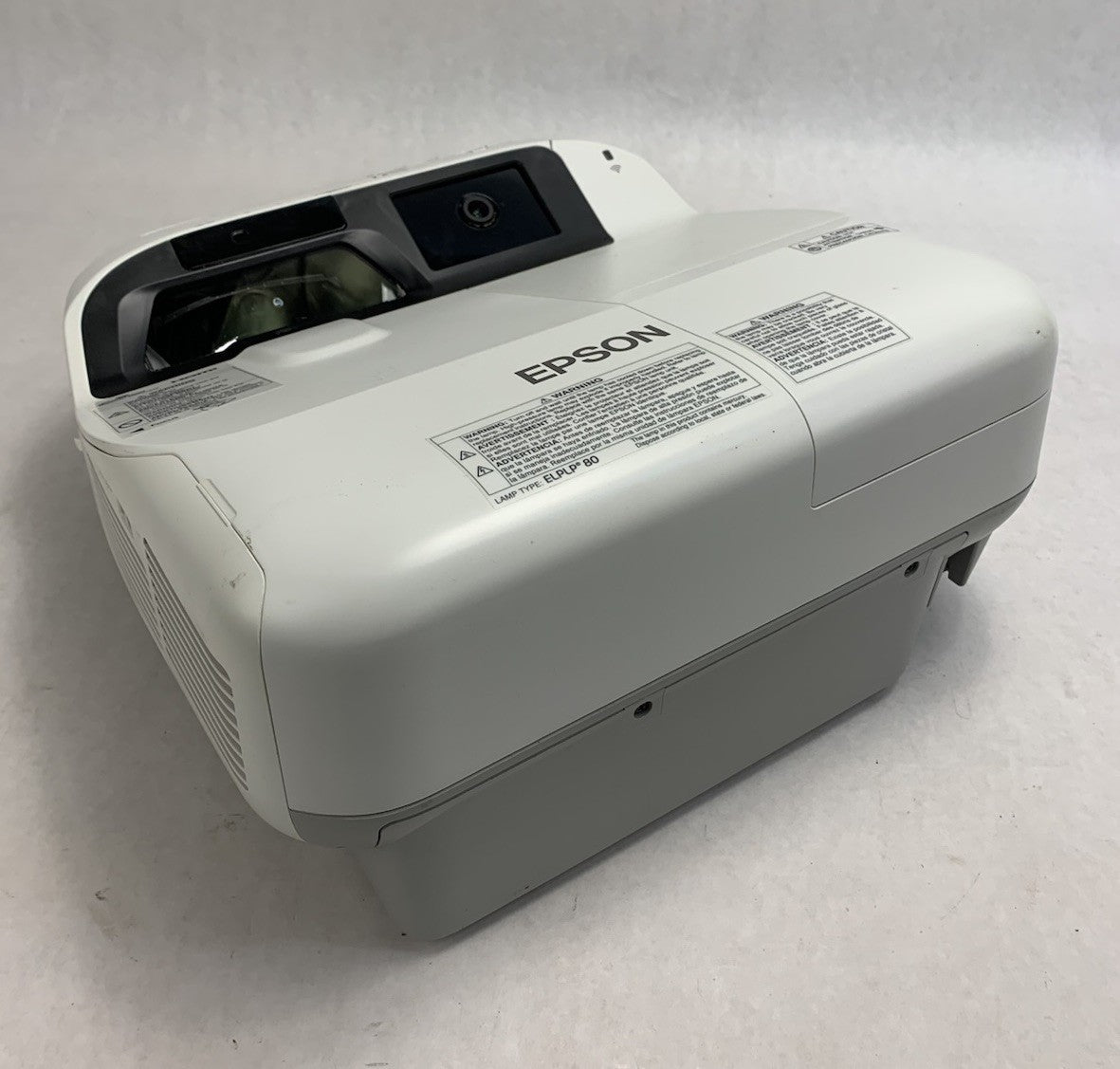 Epson BrightLink 595Wi H599A LCD Projector 1876 Lamp Hours - No Remote Loud Fan0