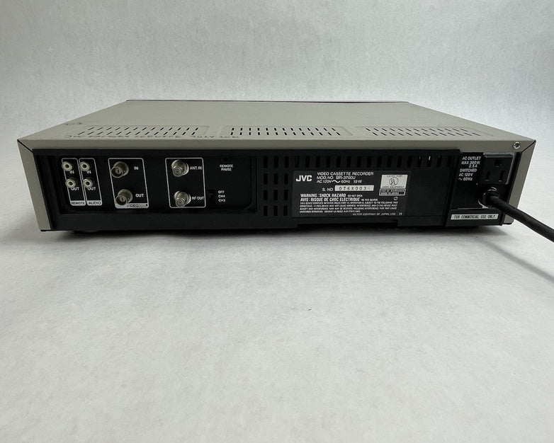 JVC BR-3700U VHS Player/Recorder 300W 2.5A 120V 60Hz