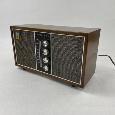 Admiral Tube Radio Model YG531 Mid-Century Wood Tested