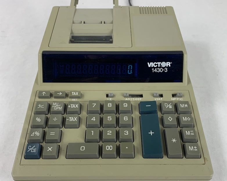 Victor 1430-3 Wired Printing Calculator