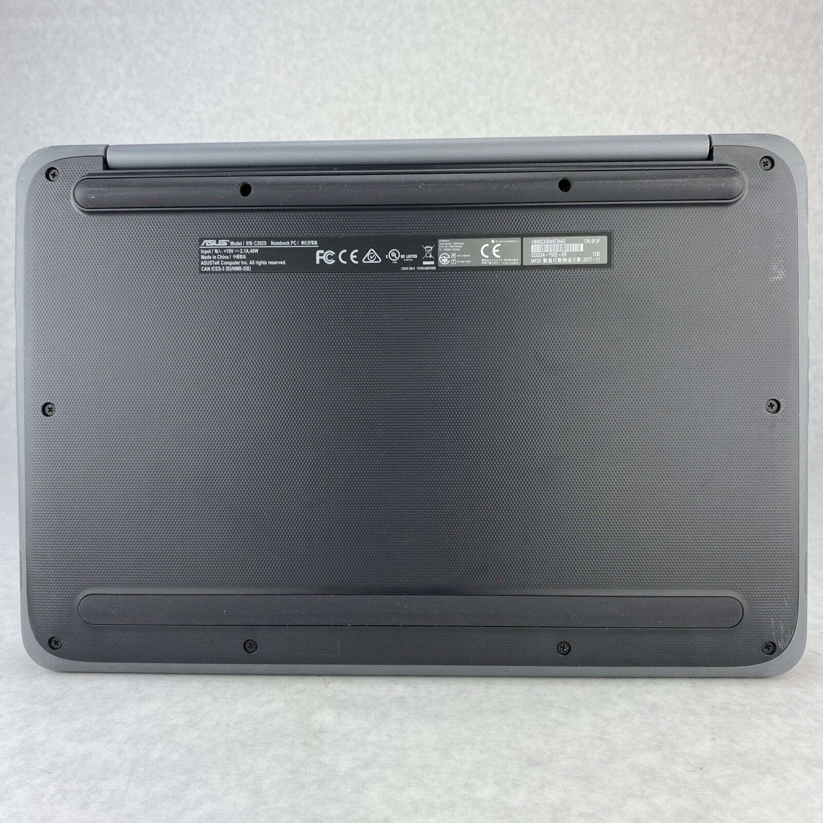 Asus C202SA 11.6" Notebook PC Intel Celeron N3060 1.60GHz 4GB RAM 16GB READ