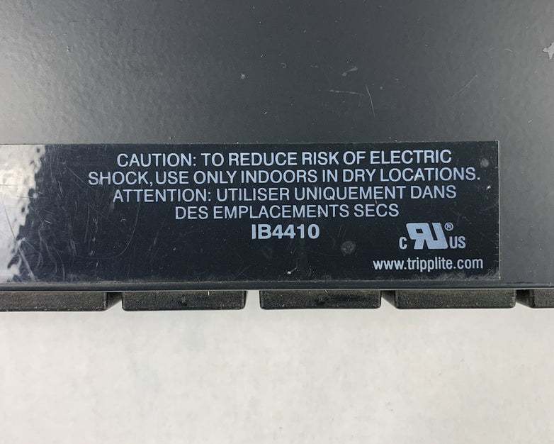 Tripp-Lite PDU1215 IB4410 15A 120V ~50/60Hz Rack Mounted Surge Protector Strip