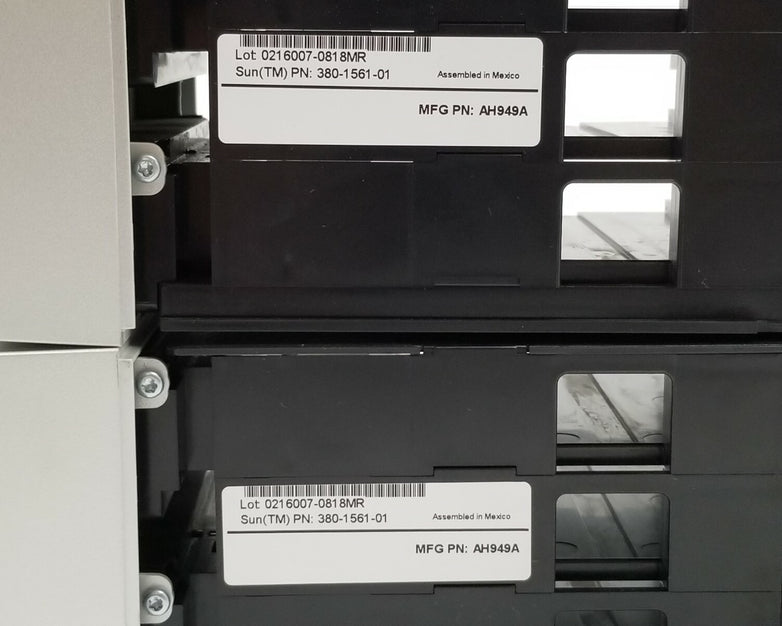 Lot of (2) Sun 380-1561-01 Right Side StorageTek Tape Magazine Cartridge