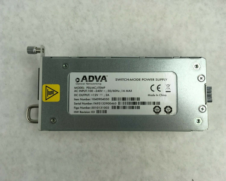 ADVA PSU-AC I-TEMP Switch Mode Power Supply 1040904050 Optical Networking