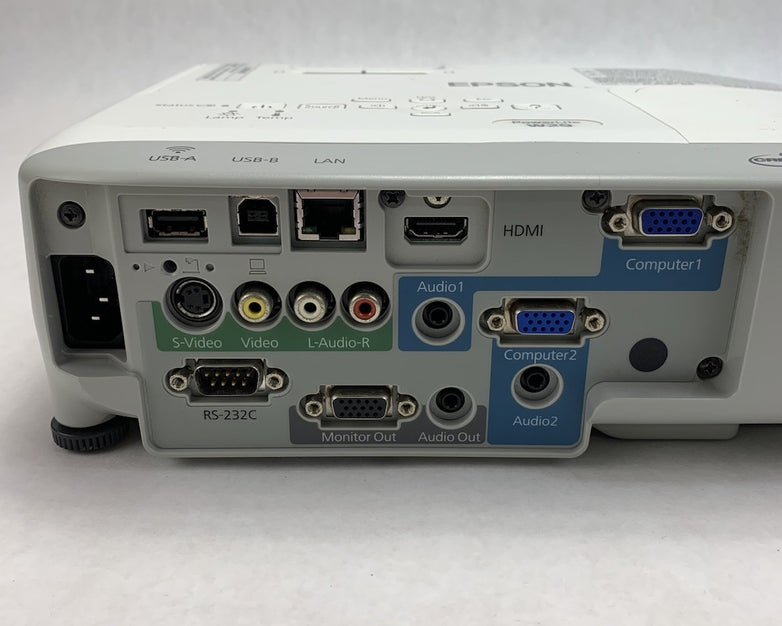 Epson PowerLite W29 H690A LCD Lamp Projector 1131 Lamp Hours - No Remote