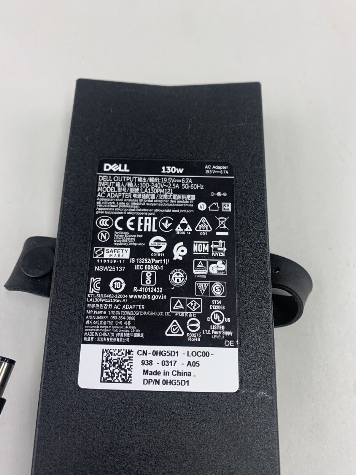 Lot of 3 Dell LA130PM121 AC Adapter 19.5V 130W