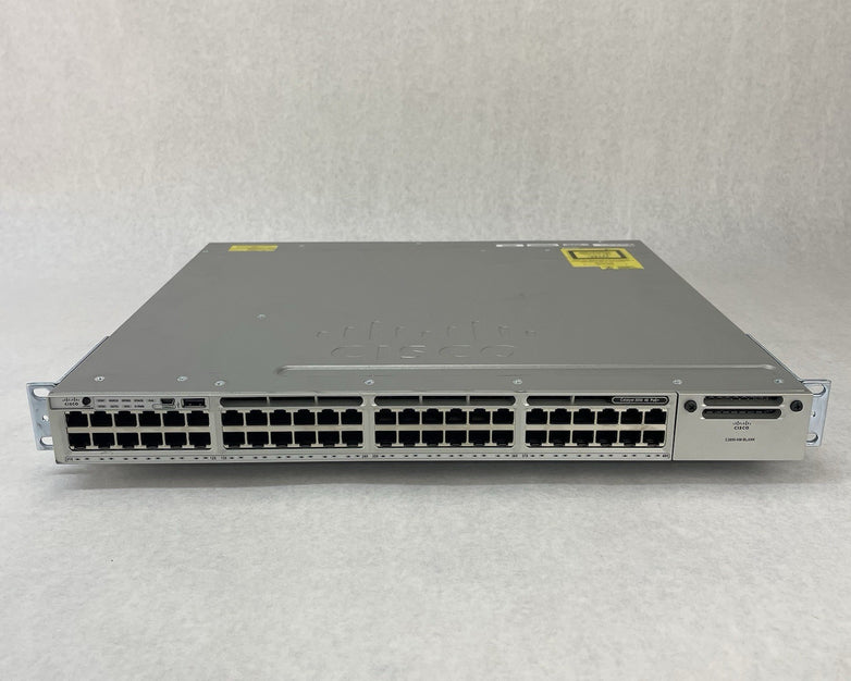 Cisco Catalyst WS-C3850-48P-S V07 48-Port Gigabit PoE+ - Tested