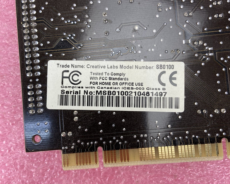 Creative Labs Sound Blaster Live! 5.1 SB0100 PCI Audio Card