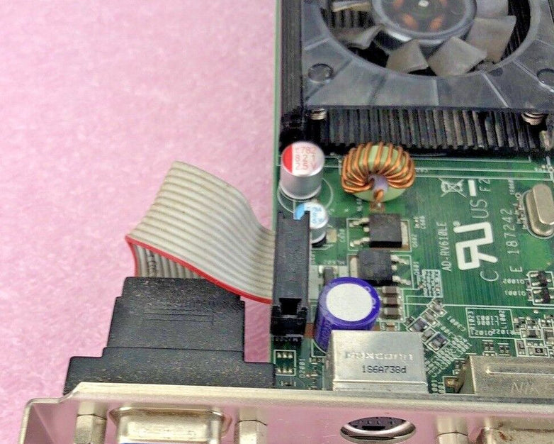Asus ATI 0WX085 ad-rv610le Radeon HD2400 Pro 128MB VGA DVI GPU (Lot of 2)