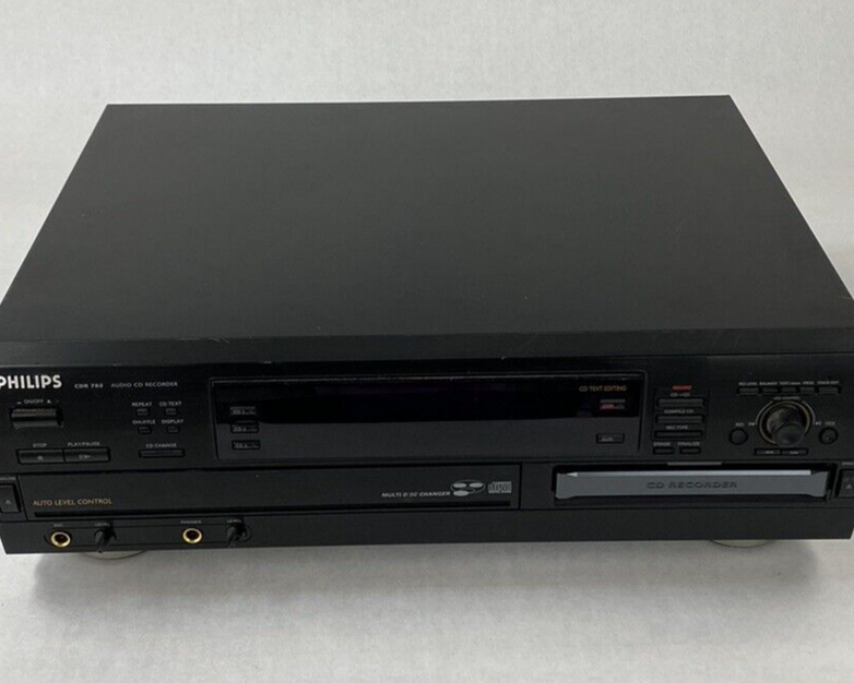 Philips CDR 785/17 Audio CD Recorder - Parts or Repair