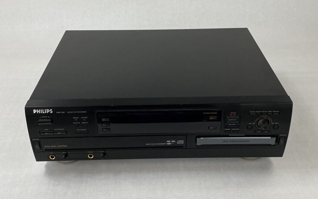 Philips CDR 785/17 Audio CD Recorder - Parts or Repair