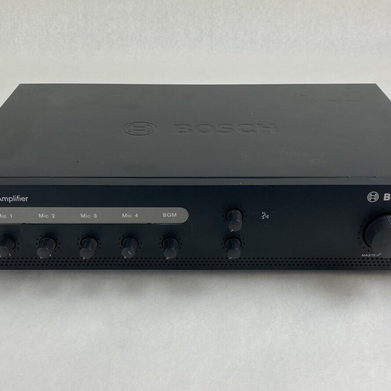 Bosch PLE-1ME120-US Plena 120 Watt 4-Channel Mixer Amplifier Tested