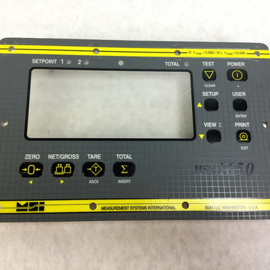 Measurement Systems International MSI-3650  ***Front Cover Only - Some Scratches