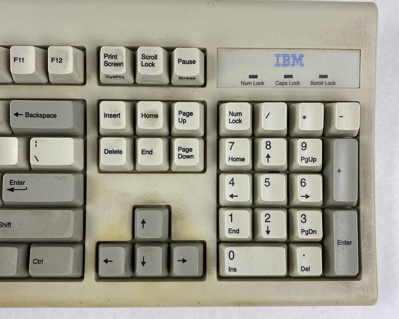 Vintage IBM KB-8923 PS/2 Wired Membrane  Keyboard - Tested