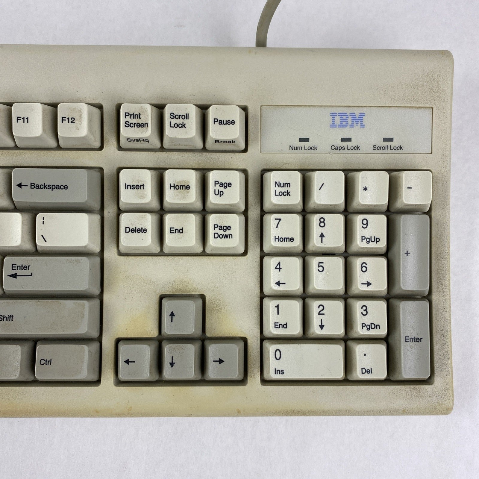 Vintage IBM KB-8923 PS/2 Wired Membrane  Keyboard - Tested6