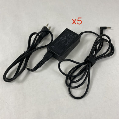 HP TPN-CA16 65W 19.5V 3.33A 4.5mm Laptop AC Adapter w/ Power Cord - Lot of 5