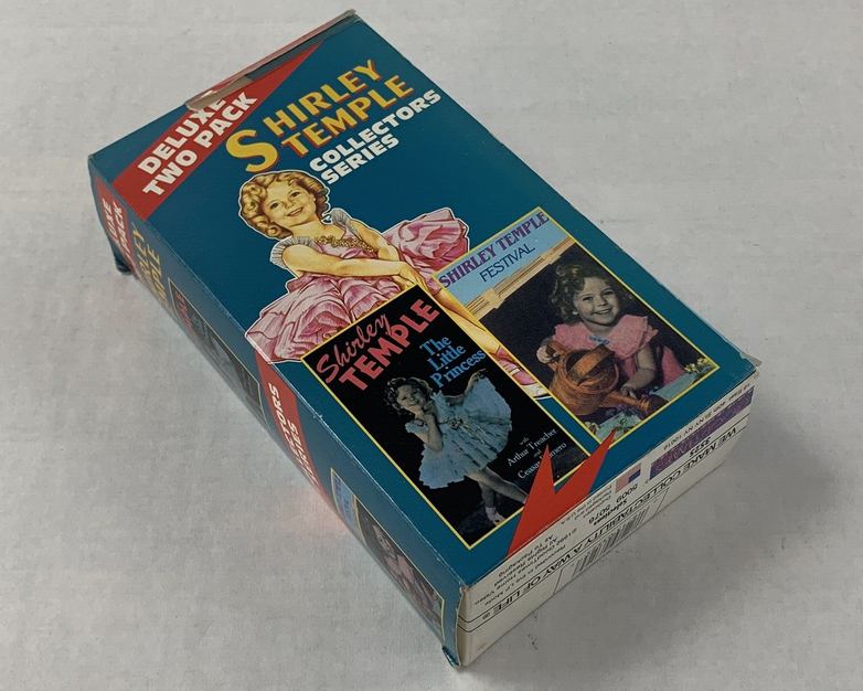 Vintage Shirley Temple In The Little Princess & Festival 2 Movie VHS Tape Set