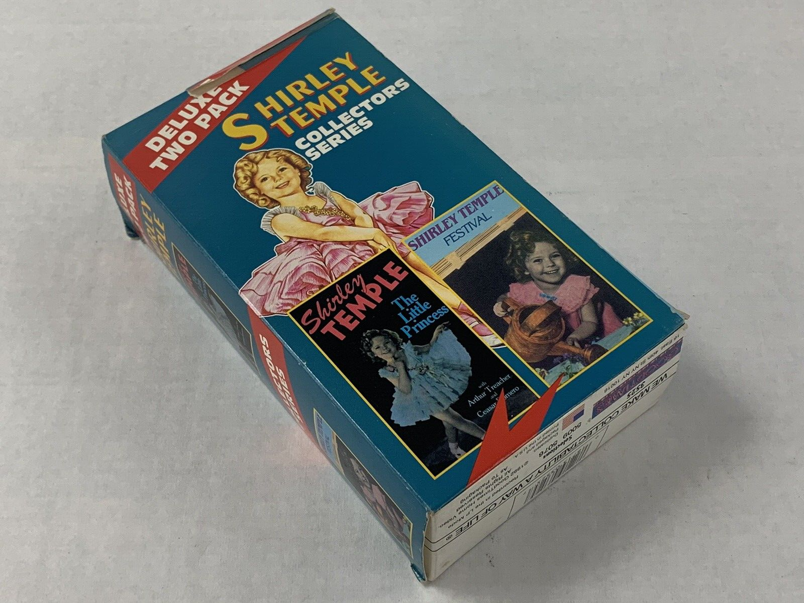 Vintage Shirley Temple In The Little Princess & Festival 2 Movie VHS Tape Set