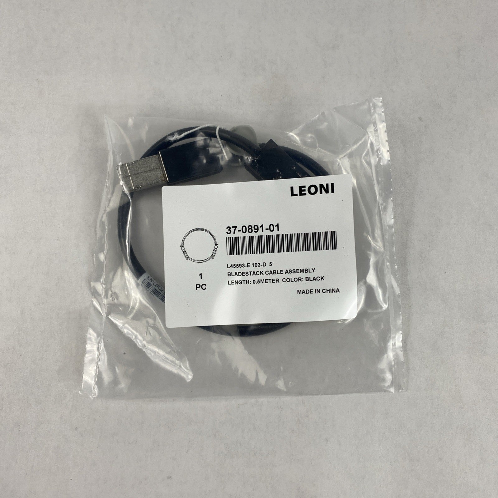 Leoni 37-0891-01 Bladestack Cable Assembly 0.5M Lot of 41