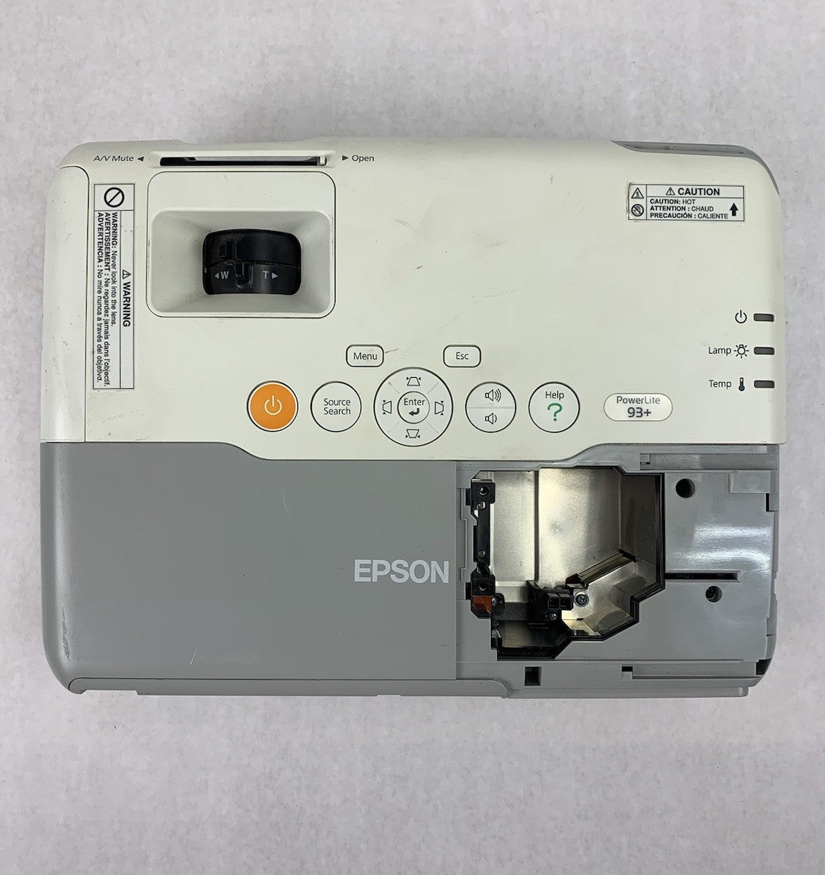 Epson H382F LCD Lamp Projector - Parts or Repair