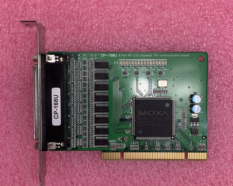 MOXA CP-168U 8 Port RS-232 PCI Communication Card