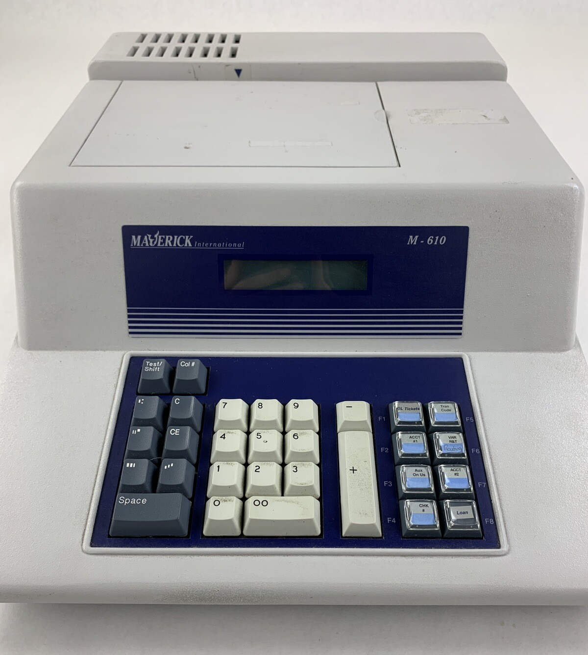 Maverick M-610 Check Encoder Tested Needs Ribbon