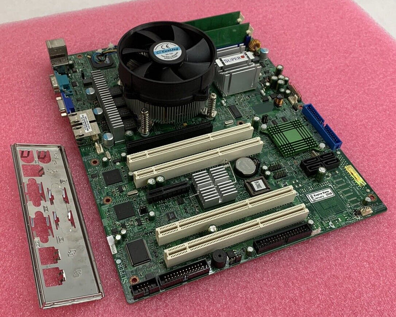 SuperMicro PDSM4 Motherboard Intel Pentium 4 3.4GHz 512MB RAM w/Shield