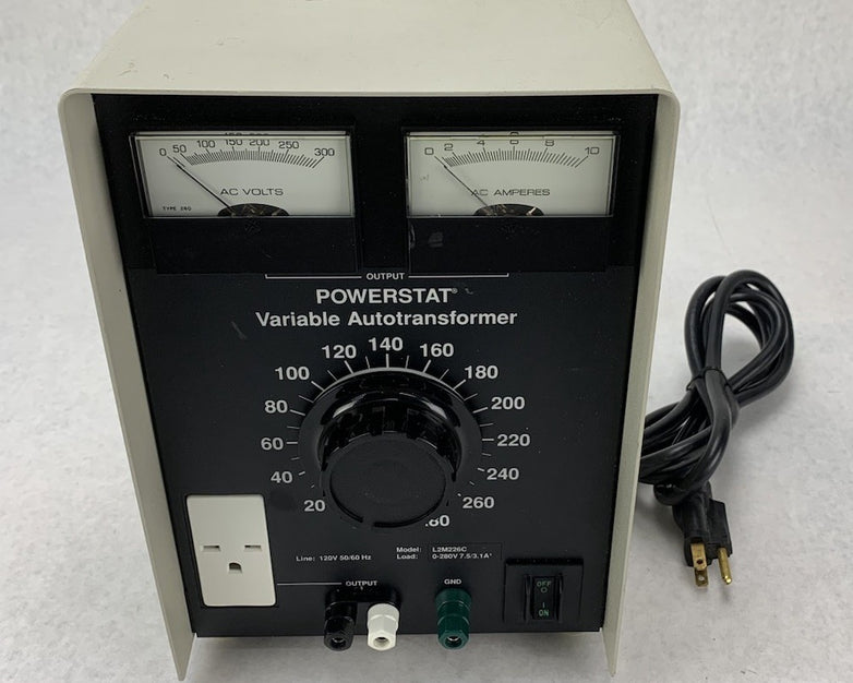 Warner Electric L2M226C Powerstat Variable Autotransformer - Tested
